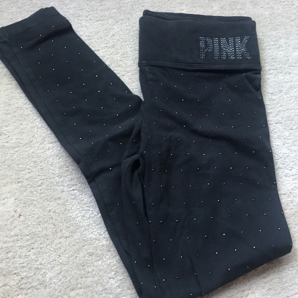 Pink by Victoria's Secret studded leggings